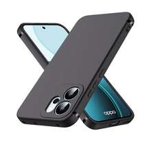 Reno/Find/A Series Universal Phone Case, Black AG Matte Shell, Luxury Minimalist, Matte Black High-End Feel, Skin-Friendly Matte Finish, Non-Fingerprint, Anti-Sweat, Anti-Oil, Ultra-Thin Full Coverage, Raised Camera Protection, Precise Cutouts, Simple Business Style, Matte Black, Scratch-Resistant, Non-Heating, Soft Edge Full Coverage, Soft And Hard Moderate, Easy To Install/Remove Without Damaging The Phone, Non-Slip Comfortable Grip, Suitable For Daily Commute And Work Attire - Black - View 1