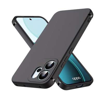 Reno/Find/A Series Universal Phone Case, Black AG Matte Shell, Luxury Minimalist, Matte Black High-End Feel, Skin-Friendly Matte Finish, Non-Fingerprint, Anti-Sweat, Anti-Oil, Ultra-Thin Full Coverage, Raised Camera Protection, Precise Cutouts, Simple Business Style, Matte Black, Scratch-Resistant, Non-Heating, Soft Edge Full Coverage, Soft And Hard Moderate, Easy To Install/Remove Without Damaging The Phone, Non-Slip Comfortable Grip, Suitable For Daily Commute And Work Attire