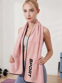 Ultra-Absorbent Fitness Sports Towel, Unisex Gym Yoga Towel, Outdoor Sports Fitness Towel, Suitable For Bathroom, Gym, Yoga, Running, Cycling, Tennis, Sweat-Absorbing, Essential Yoga Accessory For Outdoor Sports - Multicolor - View 3