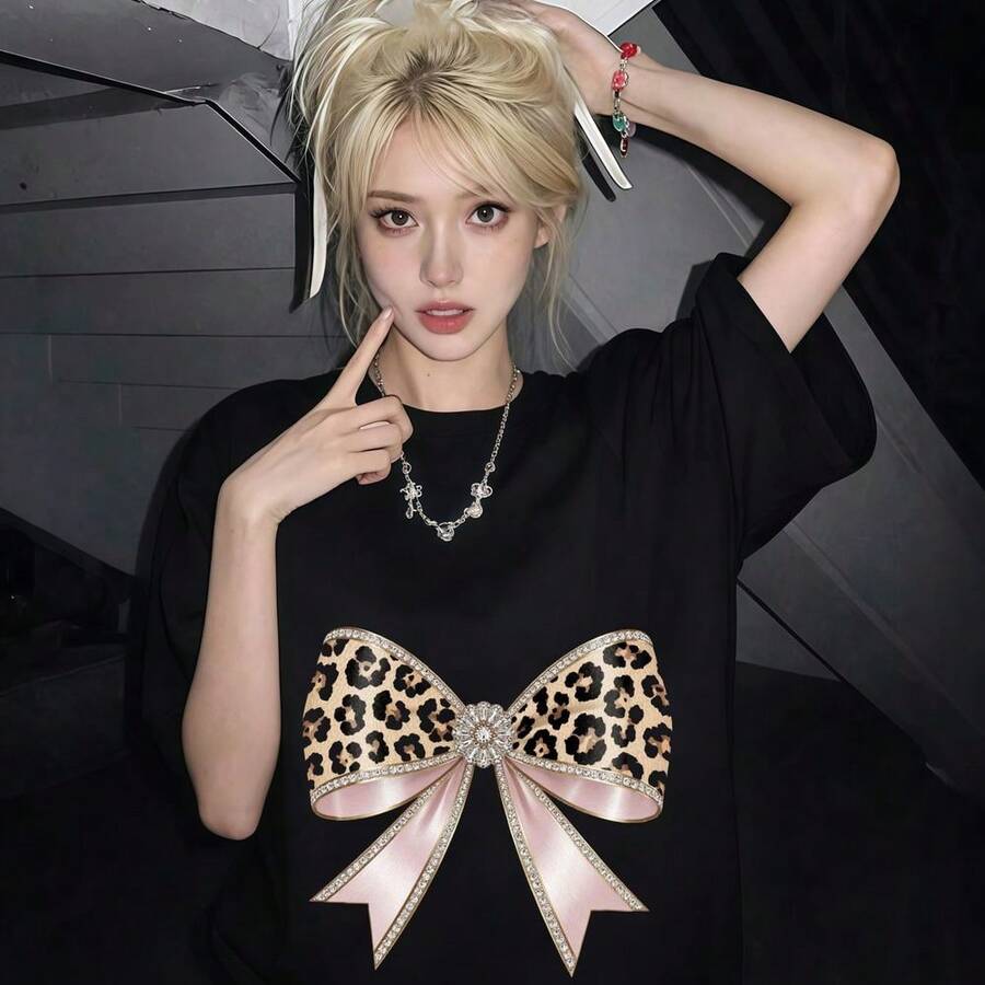 Women T-Shirts - Black - View 1
