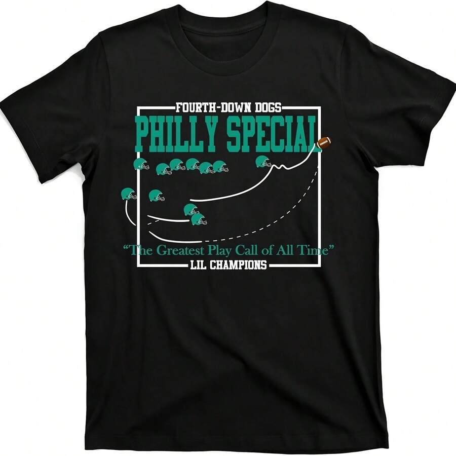 The Philly Special Greatest Play Call Of All Time Philadelphia T-Shirt - Black - View 1