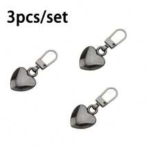 3Pcs Heart-Shaped Zipper Pulls, Universal Zipper Replacement Sliders Suitable For Jackets, Backpacks, Handbags, (Multi-Color Options) - Multiple Styles - View 14