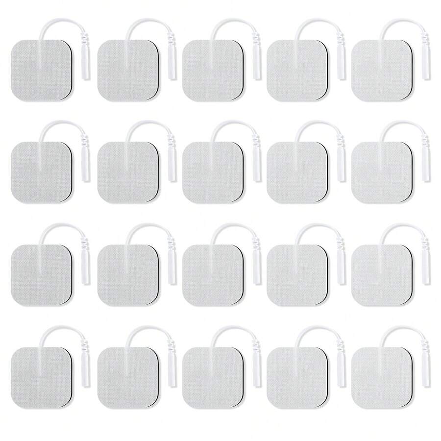 2.0mm 插頭電極貼片 可重複使用自黏式電極墊 適用於 TENS 設備 - 查看 1