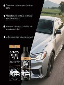 Car Scratch Repair Wax - Restores Glossy Finish, Suitable For Light Scratches, Swirl Marks & More. Includes Applicator Pad, No Extra Accessories Needed. Evenly Restores Original Paint Color After Application. - Liquid - View 8