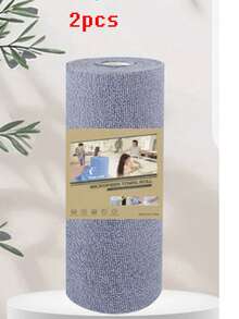 Solid Color Thick Soft Tear-Off Roll Dishcloth, Suitable For Slouchy Kitchen Cleaning And Dishwashing, Wet Or Dry, Oil And Water Absorbent, Reusable - A - View 19