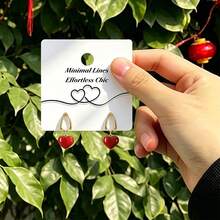 Premium Black & White Earring Display Cards With Holes For Easy Hanging, Multi-Size Multi-Purpose Jewelry Hanging Cards, Suitable For All Types Of Earrings, Ideal Choice For Jewelry Stores - Customized Display Card - View 6