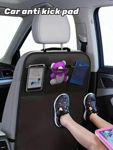 1 pieza Alfombrilla para asiento de coche, fácil de limpiar, almohadilla protectora, protector para asiento trasero del coche, proporciona protección para tu interior, evita suciedad, barro, arañazos, alfombrilla protectora para asiento trasero del coche, buen almacenamiento en el coche, adecuada para recomendación de interior de coche - Multicolor - Ver 2