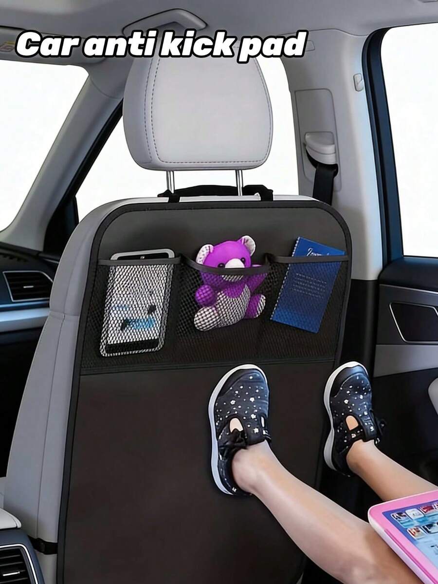 1 pieza Alfombrilla para asiento de coche, fácil de limpiar, almohadilla protectora, protector para asiento trasero del coche, proporciona protección para tu interior, evita suciedad, barro, arañazos, alfombrilla protectora para asiento trasero del coche, buen almacenamiento en el coche, adecuada para recomendación de interior de coche