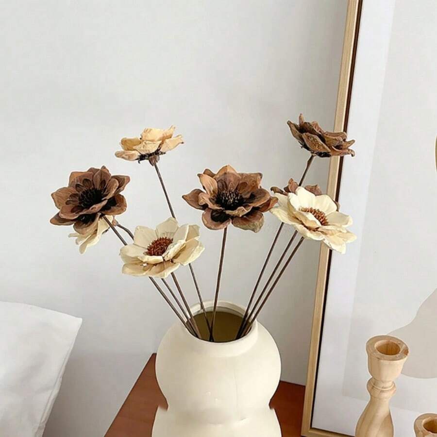 2pcs Artificial Flower Branches, Suitable For DIY Flower Arrangement, Vase Decoration, Home Decor, Wedding Floral Decoration