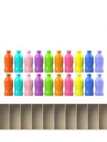 Parent-Child Interactive Memory Game, Improve Fine Motor Skills And Memory, Fun Bottle Color Game, Glass Color Challenge Game, Fun T, Children's Color Sorting Game, Suitable For Children 3+ And Adults, Popular Party, Outdoor, Garden, Travel And Dream Game - Multicolor - View 6