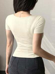 Maternity Activewear - White - View 3