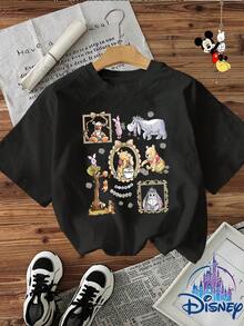 Printed T-Shirt, Super Cartoon T-Shirt, Lovers Street T-Shirt, Cartoon T-Shirt, Men's Retro T-Shirt, 100% Cotton Men's Wear, - 白色 - 查看 6