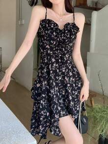Women Short Dresses - Black - View 1