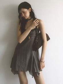 Women Midi Dresses - Brown - View 7