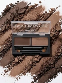 Rimmel Brow This Way Eyebrow Powder Sculpting Kit 002 Medium Brown 1.3 G - Medium Brown - View 1