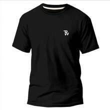 Men's Basic Slim Fit T-Shirt 100% Cotton BV - Black - View 2