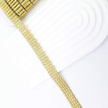 2 Jardas Franja Bordada Larga 1,5cm para Costura, Decorações, Roupas, Acabamentos Decorativos, Costura, Decoração de Roupas, Borlas, Tecido com Franjas Longas - multicolorido - Visão 3