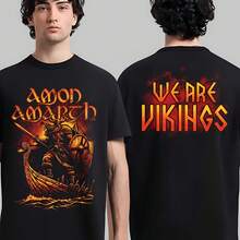Amon Amarth We Are Vikings Two Sided T-Shirt - Black - View 1