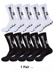 10/5 pares de calcetines deportivos para hombres, nuevos calcetines de fútbol con ventosas FS, calcetines deportivos cómodos y antideslizantes para exteriores, 2 piezas/4 piezas/6 piezas/8 piezas/10 piezas/20 piezas/30 piezas - Estilo A - Ver 12