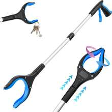32 Inch Foldable Grabber Reacher Tool Lightweight Aluminum Pickup Stick With 360 Rotating Jaw Heavy Duty For Outdoor Home Seniors - 1 Pack 32 Inches - View 1