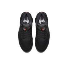 Nike Jordan Air Jordan 5 "PSG" OG, No. 75 Embroidered Paris Saint-Germain High-Top Retro Basketball Shoes, Men's, Coal Black - AV9175-001 - 查看 5