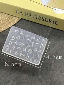 Khuôn silicon 3D chủ đề đại dương để trang trí móng tay - Khuôn hình vỏ sò, sao biển, cá heo, khuôn nhựa chủ đề bãi biển mùa hè để tự làm phụ kiện trang trí móng tay. - Trong sáng - Xem 6