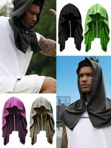 2 Buah Handuk Hoodie Pendingin Penyerap Cepat Kering untuk Leher dan Wajah, Handuk Pendingin, Syal Pelindung UV untuk Berkemah, Bersepeda, Lari, Cuaca Panas - MultiWarna - View 2