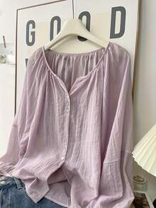 Women Blouses & Shirts - Green - View 5