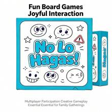 No Lo Hagas! Party Card Game - Forbidden Words Challenge Cards | Interactive Multiplayer Game | Fun Ice Breaker Game | Quick Reaction Challenge | Family Game Night Friends Gathering | Portable Mini Travel Edition, Card Games - Multicolor - View 5