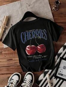 Women T-Shirts - Black - View 2