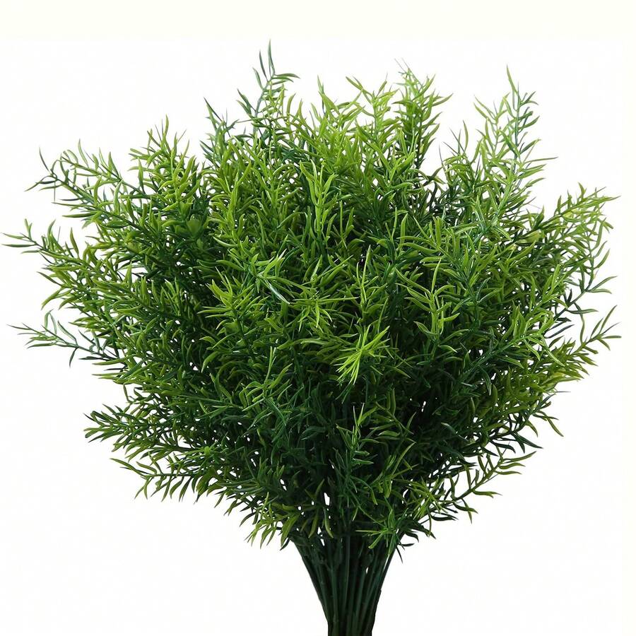 1/2/4入組人造植物花卉灌木 不褪色仿真塑膠花 戶外農舍風花園門廊庭院室內婚禮裝飾綠植 耐UV抗紫外線假花