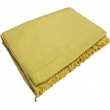 Giant Decorative Cotton Sofa Throw 3.00 X 1.80 - 黃色 - 查看 2
