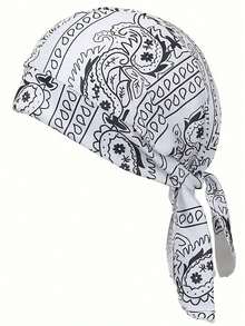 1pc Paisley Pattern Tie-Dye Bandana, Motorcycle Riding Cooling Liner, Unisex Outdoor Sports Breathable Quick-Dry Elastic Headwear, Windproof Face Mask - Multicolor - View 12
