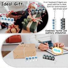 1pc Mechanical Keyboard Replacement Keycap | Keycap Collectible, Modern Style Keychain Pendant, 2-In-1 Men's Keychain, Adult Gift, New Year Gift, Suitable As Backpack Charm - Multicolor - View 4