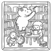 SANRIO GDTME Cute & Cozy Simple Coloring Book: Relaxing Warm Animal Scenes, Suitable For Adults And Teens - Coloring Book - View 7