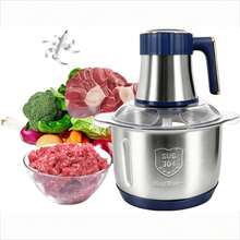 Food Processor,5-Speed Electric Food Chopper,Meat Grinder 5L(20Cups) With Two 6-Blade Sets,500W Powerful Vegetable Chopper Used For Dough Mixing,Meat, Nuts, Fruits, Garlic And Vegetables - Xem 1
