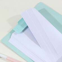 Morandi Color A5 Foldable Clipboard Folder Waterproof PP Writing Pad Board With Elastic Strap Portable Document Paper Holder For Office School - Multicolor - View 8