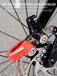 1pc TOSUOD Disc Brake Lock, Anti-Theft Lock, Portable Disc Brake Lock, Mountain Bike Reminder Rope Accessory - Multicolor - View 9