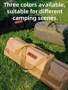 URBANWAVE Buye Mount Canvas Camping Storage Bag, Portable Waterproof Outdoor Equipment Organizer For Tent Poles, Camping Gear - Multicolor - View 6