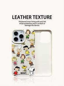 Ốp điện thoại Snoopy nhẹ, chống trượt và chống rơi, phù hợp với các dòng điện thoại hoạt hình anime như iPhone 17, 17Air, 17pro, 17promax, 11, 12, 13, 15, 16pro, 16promax, 14Plus, 15Plus, 16Plus, 15pro, 16promaxXR. Thích hợp làm quà tặng ngày lễ cho bạn bè và gia đình, ốp điện thoại được đóng gói trong hộp. - Màu be 1 - Xem 2