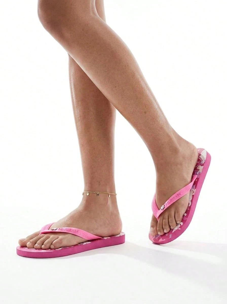 Havaianas HAV. KIDS Flip Flops, Suitable For Holidays, Casual And Daily Wear - Pink - View 1
