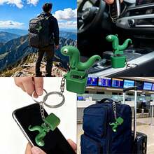 2026 New Lizard Shape Rechargeable Keychain, Sound & Colorful Light Button Toy, Portable Anxiety Relief For Car Acessesories, Bag Charms, Perfect Unique Father's Day Gift For Men, Stress Toy - 1 - View 4