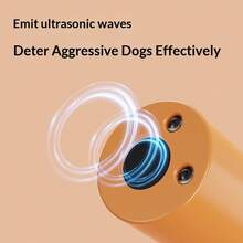 Upgraded Smart Ultrasonic Dog Repeller, 60Hz Variable Frequency Anti-Bark Trainer With LED Flashlight & SOS Mode, Mini Portable Outdoor Gadget - Multicolor - View 5
