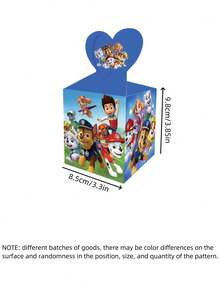 6/12pcs/Set Paw Patrol Themed Holiday Birthday Party Supplies Candy Box Gift Box Packaging - Cartoon - View 12