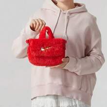Túi đeo vai/túi xách Nike Serpenti thuộc bộ sưu tập năm mới, kiểu dáng tối giản, thời trang, chất liệu vải, dành cho nữ, màu đỏ. - Đỏ - Xem 4