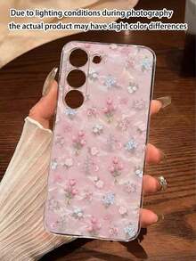 1 Piece Soft Phone Case With Fashionable Tulip Flower Design, Compatible With Huawei, Honor, Galaxy, 12T, 13T - 無色 - 查看 2
