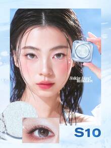 COLORKEY Diamond Solid Color Eyeshadow, Eyeshadow Warna Solid Berpigmen Tinggi dengan Kilauan Halus, Eyeshadow Warna Solid dengan Kilau Mutiara, Tahan Lama, Halus, Mudah Dibaurkan, Cepat Kering, Riasan Cerah, Kilau Tinggi, Tekstur Krim yang Tidak Pudar, Hadiah - 10 - View 3