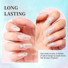 Set de 4 piezas de extensión de uñas de gel de polímero, kit de gel de modelado rápido, diseño de uñas UV LED sin olor, fortalecimiento de uñas brillante y duradero, incluye herramientas sencillas para uñas en casa - Multicolor - Ver 3