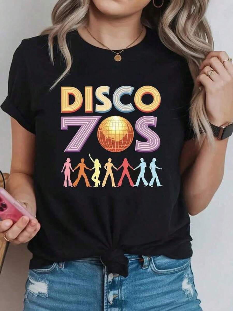Women T-Shirts - Black - View 1