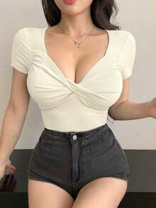 Maternity Activewear - White - View 6